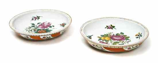 Appraisal: A Pair of Meissen Porcelain Dishes centered with floral sprays