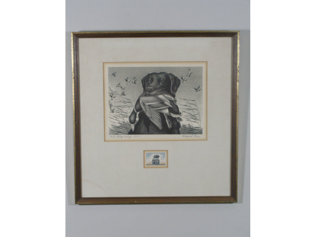 Appraisal: Federal Duck Stamp Print Stamp by M Reece stone lithograph