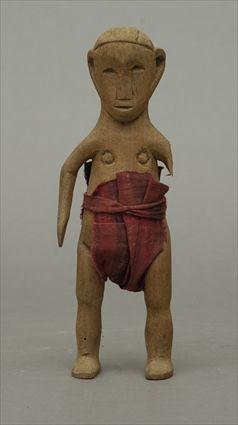 Appraisal: African Carved Wood Figure in x in Provenance The Collection