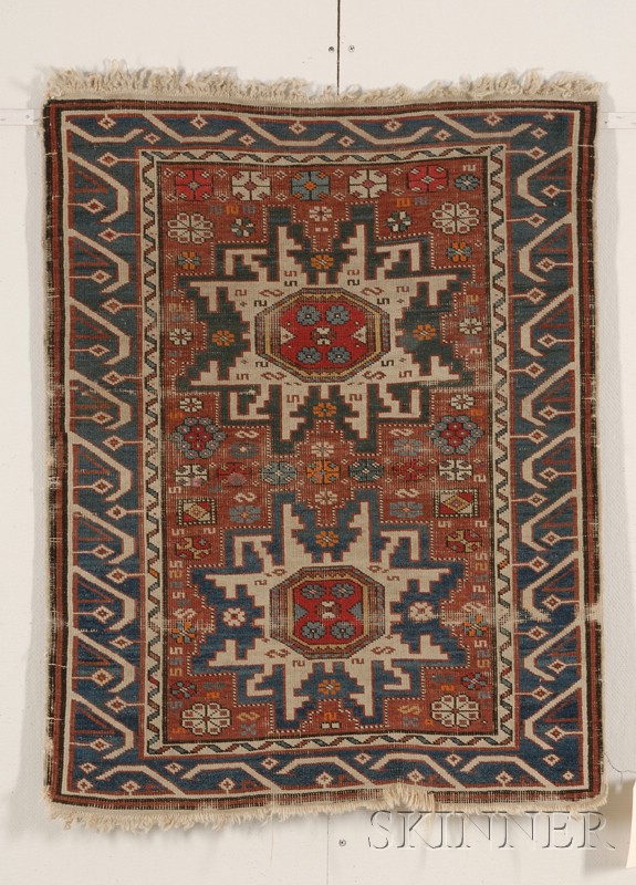 Appraisal: Kuba Rug Northeast Caucasus last quarter th century shallow end