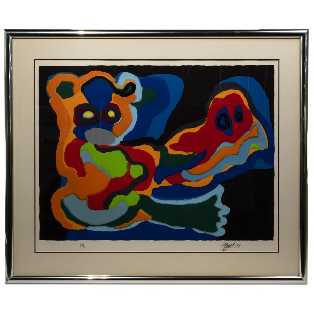 Appraisal: KAREL APPEL DUTCH - SERIGRAPH pencil signed and dated lower