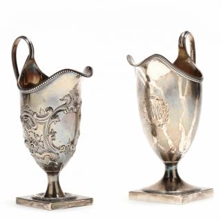 Appraisal: Two Bateman Family Silver Creamers the first with sponsor's mark