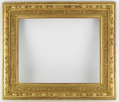 Appraisal: A th Century French gilt composition frame With a scrolling