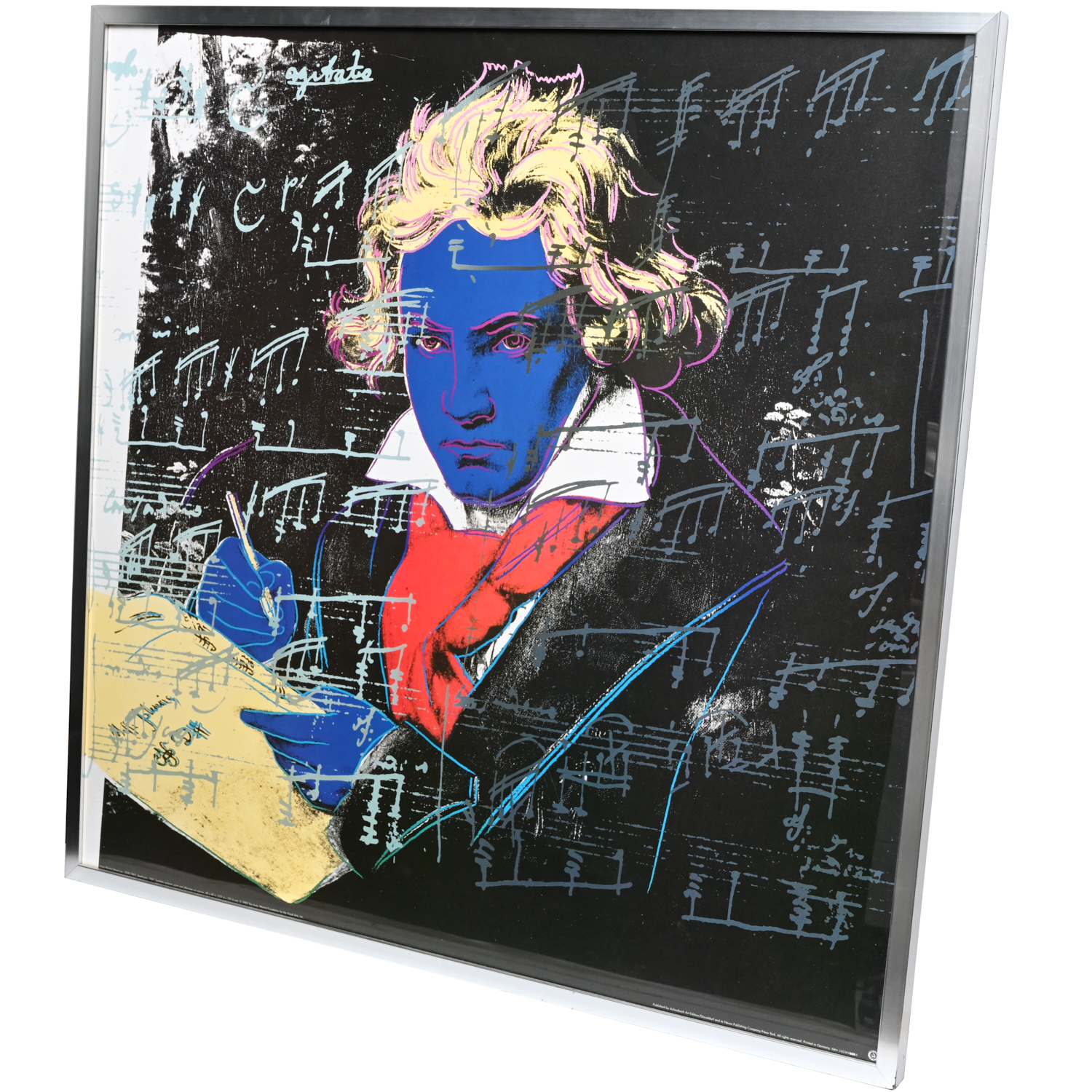 Appraisal: ANDY WARHOL BEETHOVEN PRINT Andy Warhol American - Beethoven offset