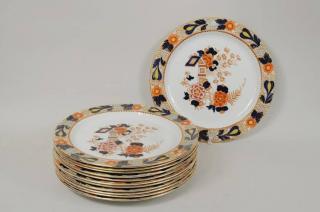 Appraisal: Eleven English Wood Sons Porcelain Plates Eleven English Wood Sons