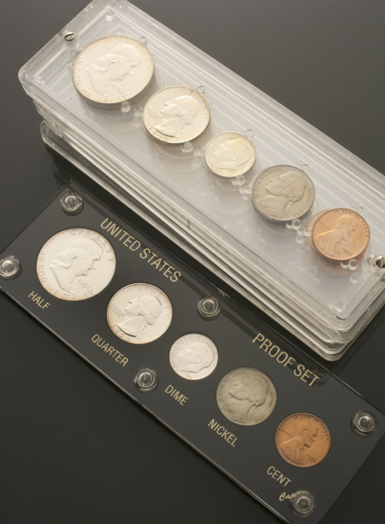 Appraisal: Fifteen U S Five-Coin Proof Sets Dating from to