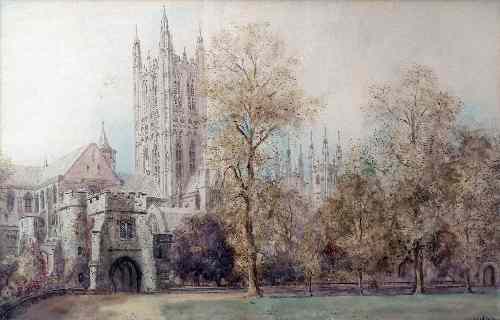 Appraisal: S J Toby Nash - - Watercolour - View of