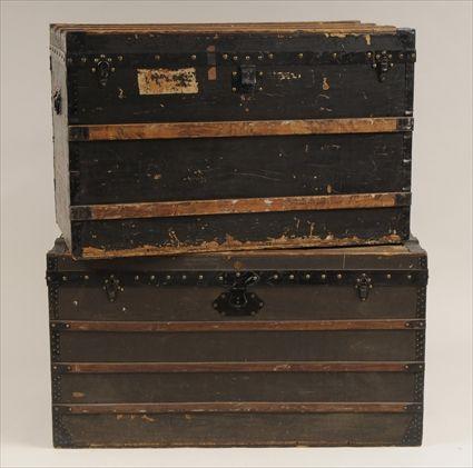 Appraisal: Two Steamer Trunks to x to in Provenance Property of