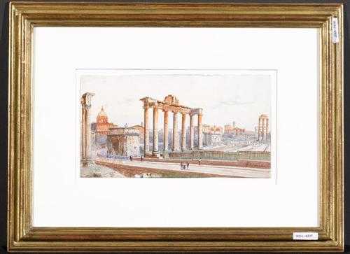 Appraisal: SCHIANCHI FEDERICO Italien - Forum Romanum Aquarell auf Papier Unten