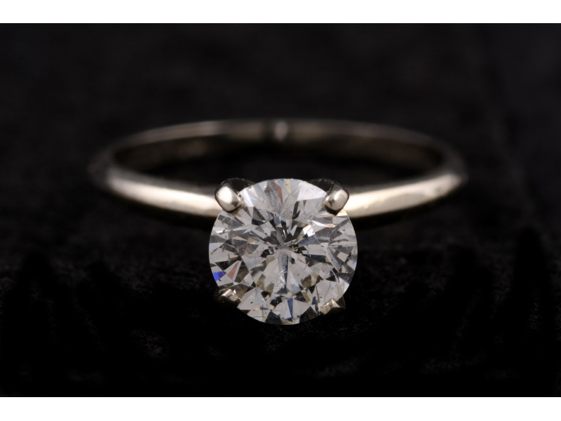 Appraisal: k Lady's Diamond Engagement Ring k white gold one prong