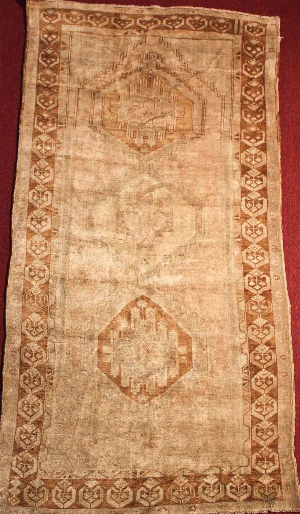 Appraisal: OUSHAK RUG approx ' '' x ' '' retail tag