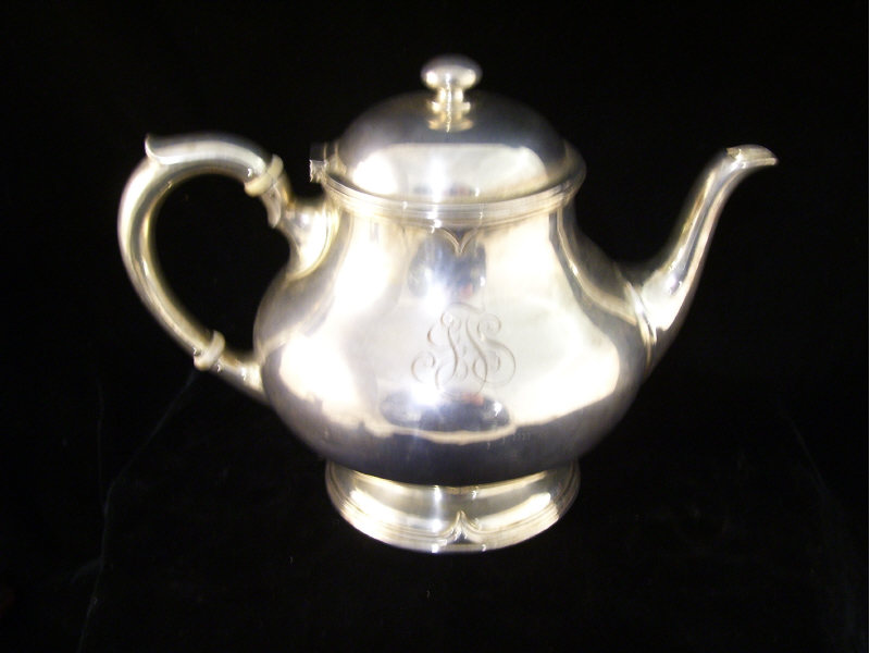 Appraisal: Frank W Smith Silver Co Sterling Teapot Colonial style teapot