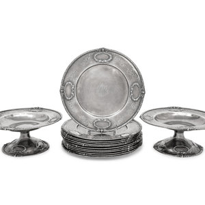 Appraisal: An American Silver Table Service Redlich and Co New York