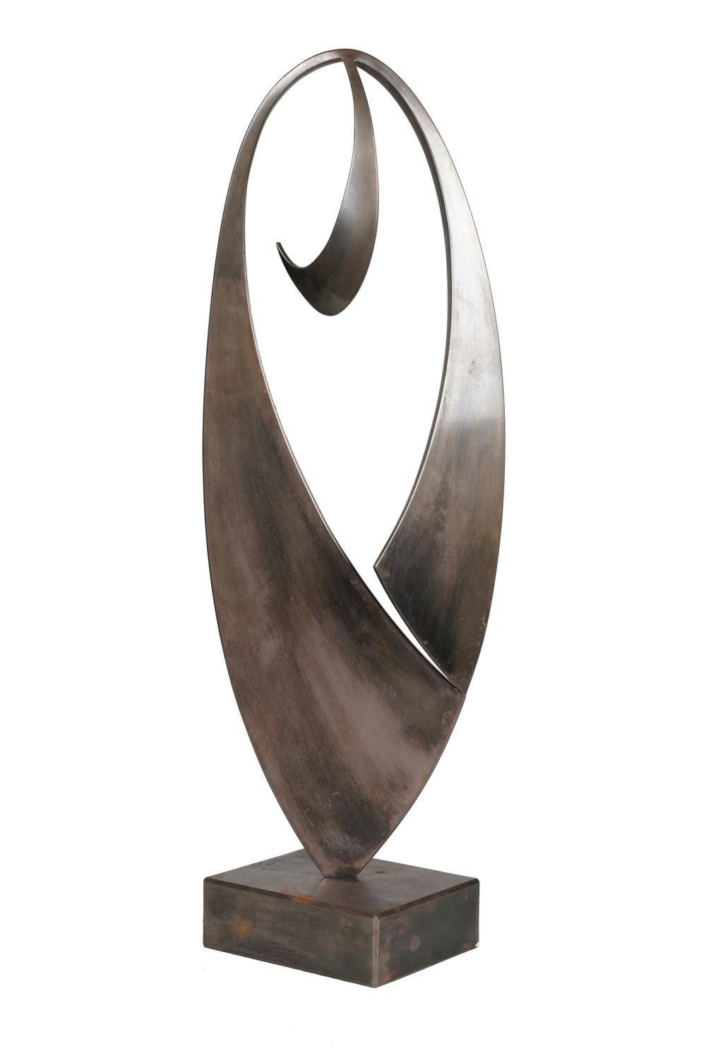 Appraisal: MODERN STEEL ABSTRACT SCULTPUREinscribed Goodwin ' inches high Condition