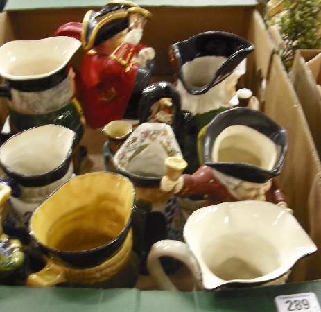 Appraisal: A Collection of Various Toby Jugs including Hancock Corfield Toby