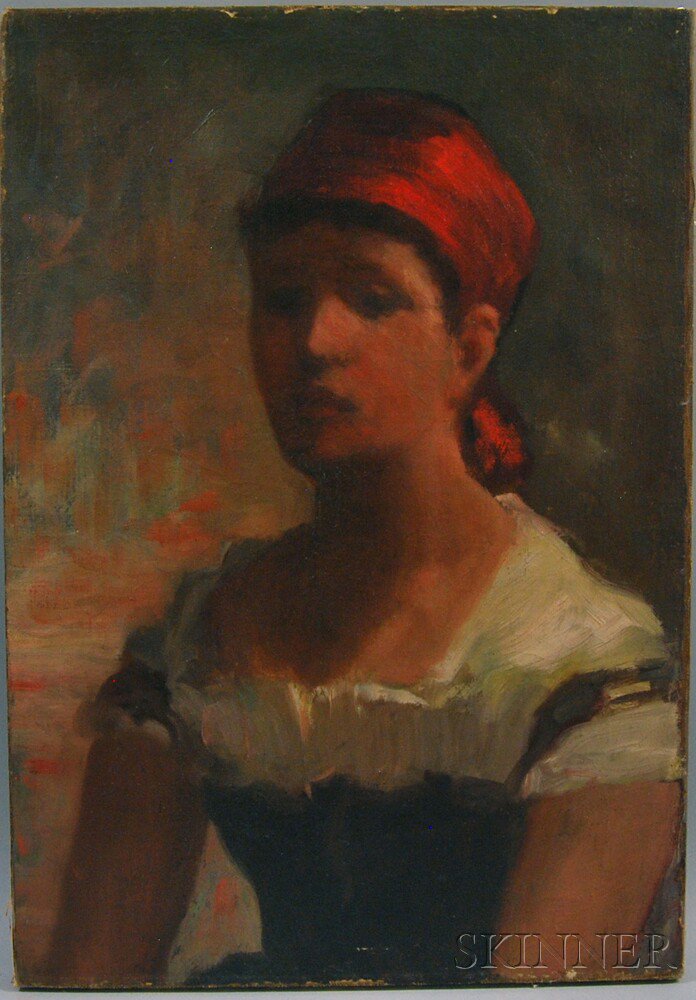 Appraisal: Helen Mary Knowlton American - Peasant Girl with a Red