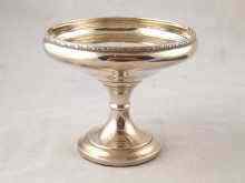 Appraisal: A silver bon bon dish on stand Birmingham