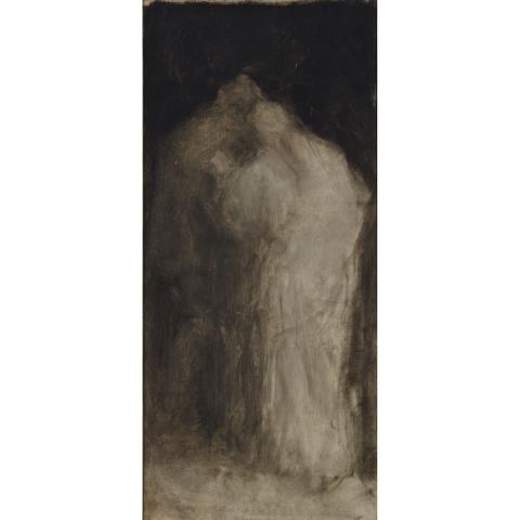 Appraisal: Matthijs Maris - THE VEILED LADY Oil on canvas height