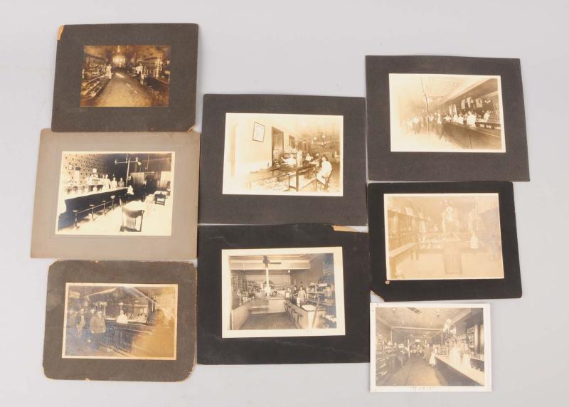 Appraisal: This lot includes photos of bars soda fountains and other