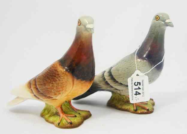 Appraisal: Beswick Red Pigeon and Grey Pigeon