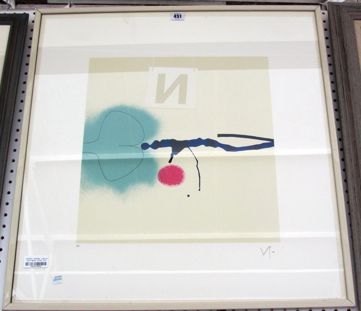 Appraisal: Victor Pasmore - Points of Contact no screenprint bears initials