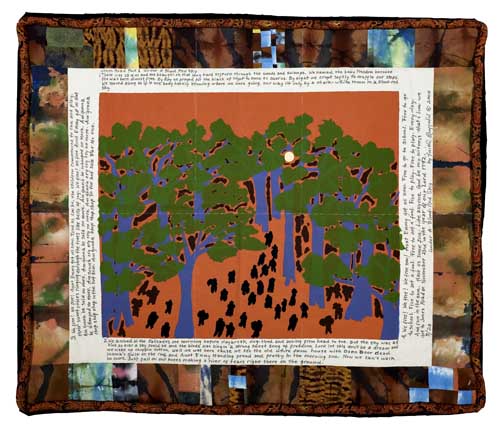 Appraisal: FAITH RINGGOLD - Coming to Jones Road Under a Blood