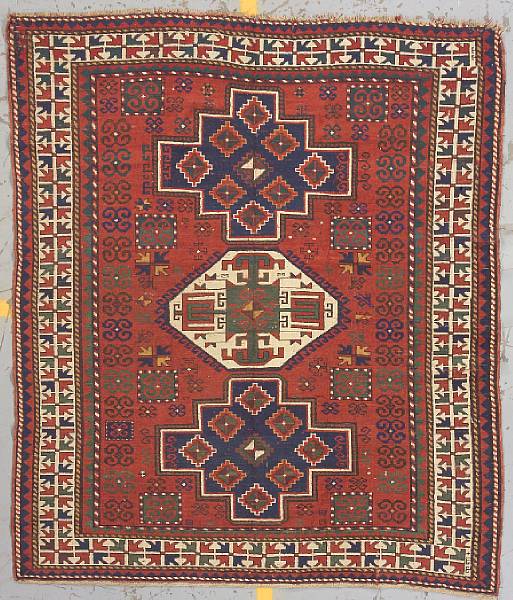 Appraisal: A Kazak rug size approximately ft in x ft in