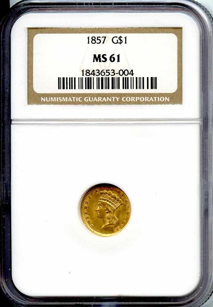 Appraisal: G MS NGC Softly frosted pale-honey surfaces are possessed of