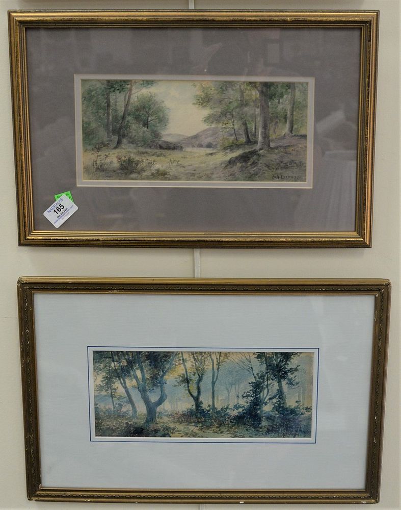 Appraisal: Three Charles Russell Loomis American - each watercolor on paper