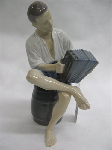 Appraisal: BING GRONDAHL PORCELAIN FIGURE titled Merry Sailor the young man