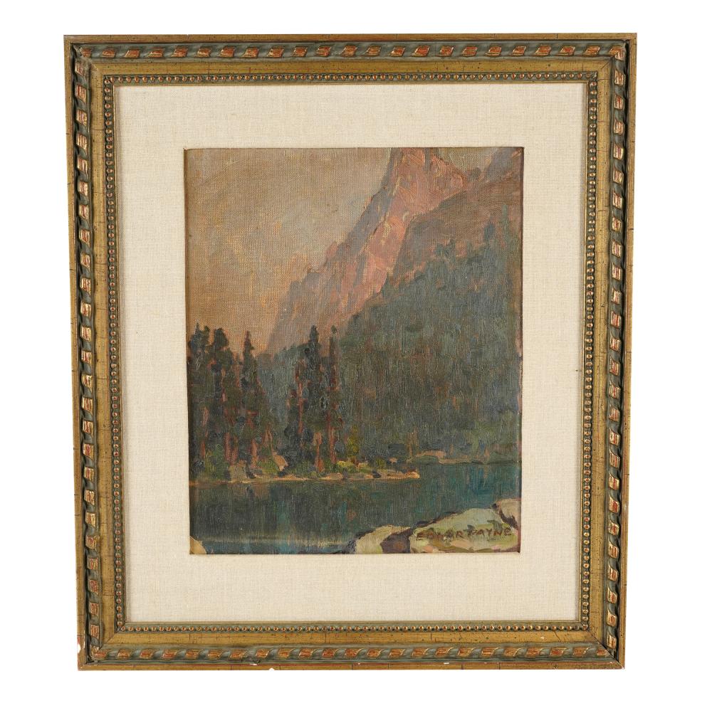 Appraisal: EDGAR A PAYNE - HIGH SIERRA LAKEoil on canvas board