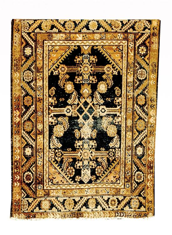 Appraisal: Persian Hamadan carpet ' x ' Provenance Estate of Frances