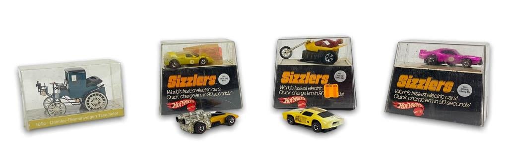 Appraisal: Vintage Sizzlers Hot Wheels CarsPLUS Mercedes Model Vehicle Sizzlers in