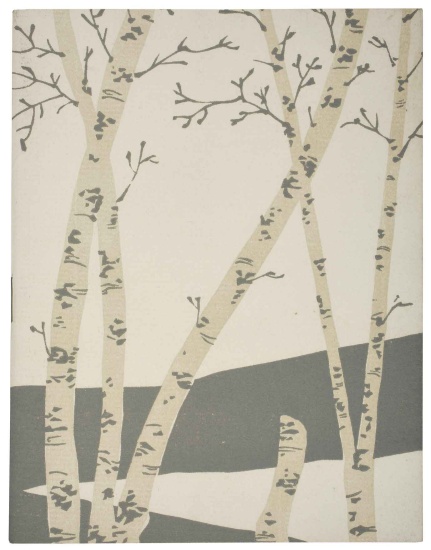 Appraisal: FROST ROBERT A Young Birch Woodcut illustration on cover and