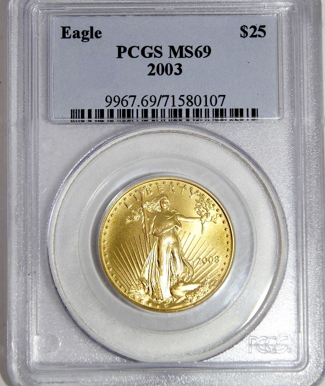 Appraisal: Liberty Eagle Gold Coin PCGS MS United States Liberty Eagle