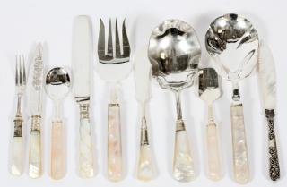 Appraisal: MOTHER OF PEARL FLATWARE PCS MOTHER OF PEARL FLATWARE PCS