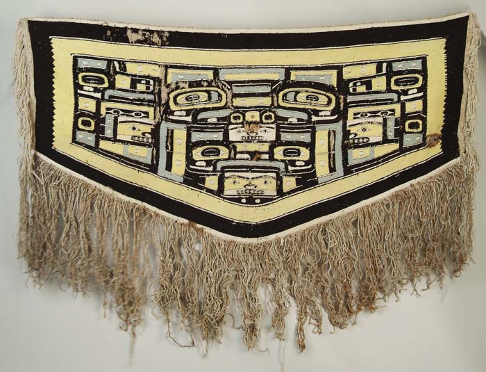 Appraisal: NORTHWEST COAST CHILKAT INDIAN BLANKET The weaving is constructed of