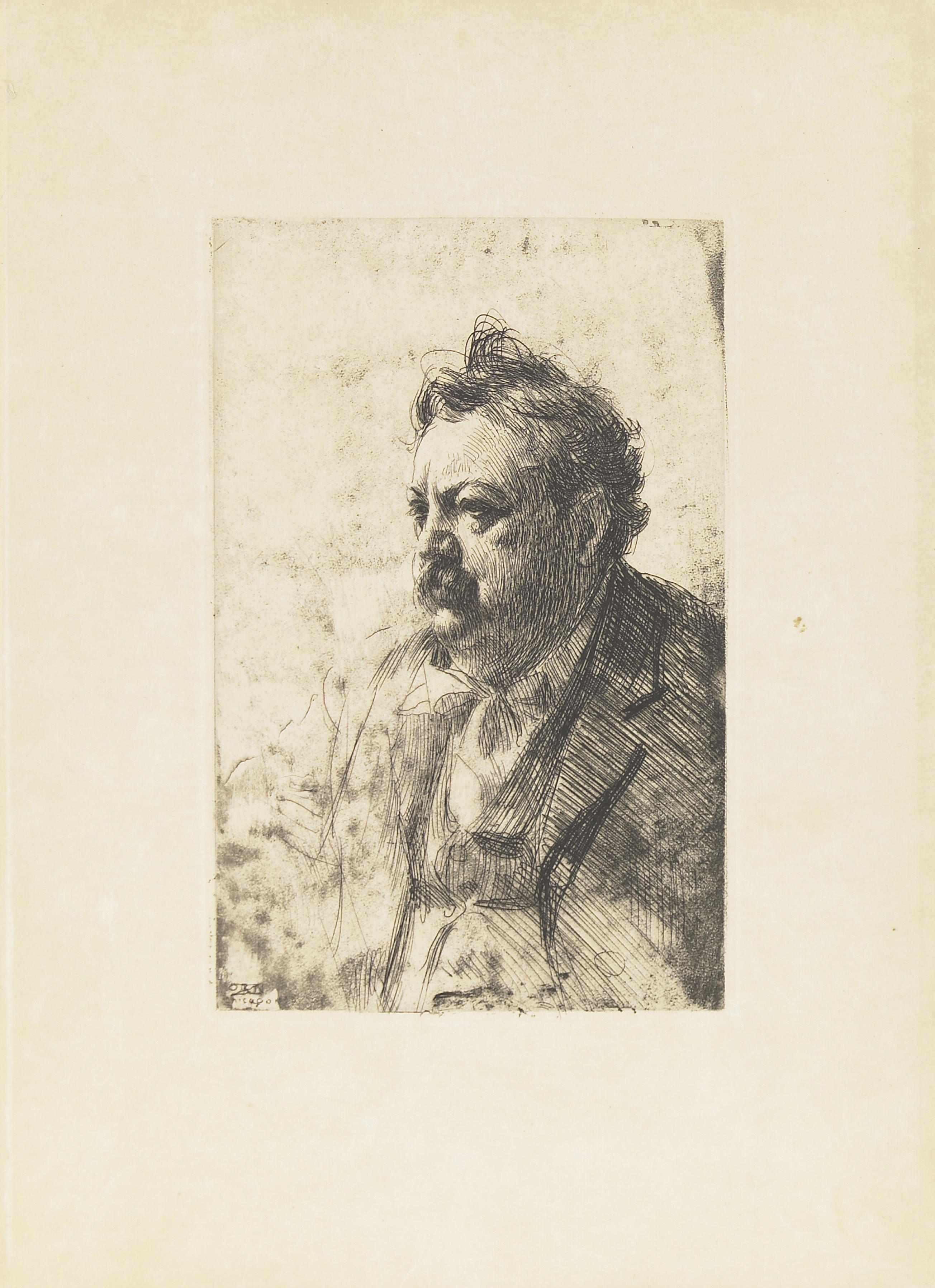 Appraisal: Anders Zorn Swedish - Billy Mason A HH Etching on