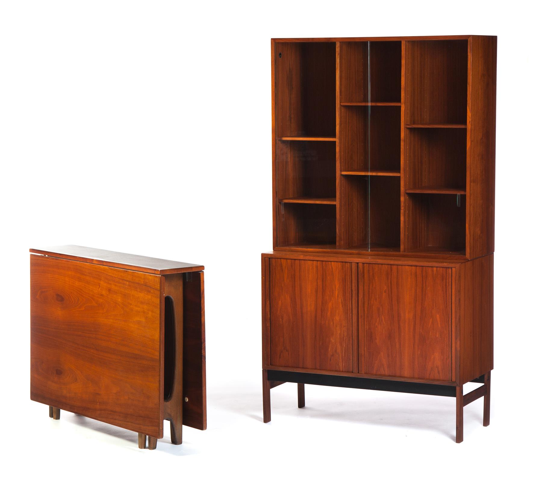 Appraisal: TWO PIECES OF MID-CENTURY MODERN FURNITURE Denmark mid th century