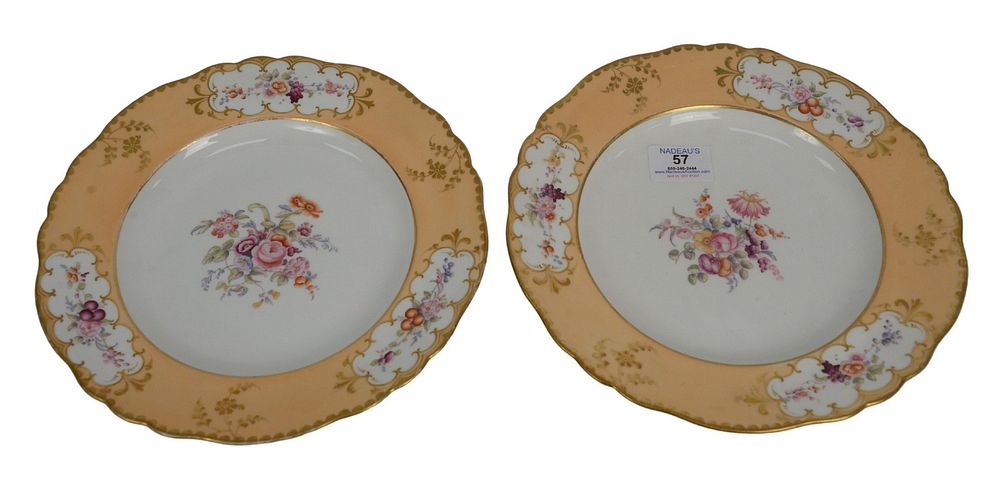 Appraisal: Group of Sixteen Scalloped Edge English China to include twelve