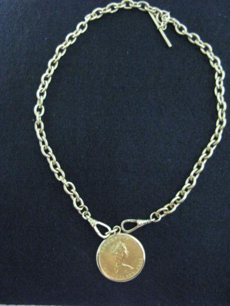 Appraisal: KT Watch Chain with Coin chain is in pure gold