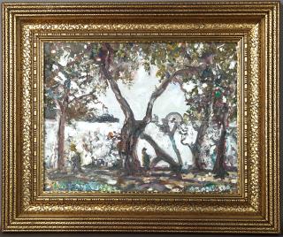 Appraisal: William Arnold - Louisiana Lafayette No th c oil on