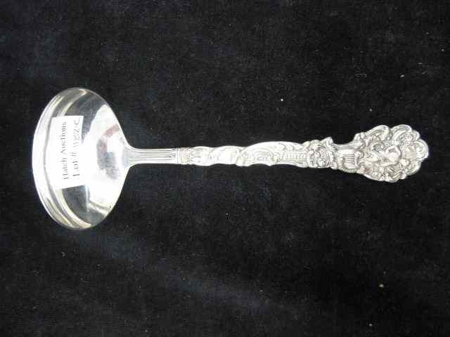 Appraisal: Sterling Silver Gravy Ladle ''Versailles'' byGorham Art Nouveau style ''