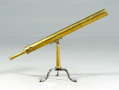 Appraisal: Brass two-draw telescope marked Khott Co Elliott St Liverpool opens