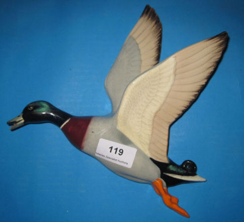 Appraisal: Wade Earthenware Mallard Drake Wallaplaque by Peter Scott height cm