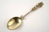 Appraisal: SPOON - Gold on silver Continental wedding spoon dated ozt