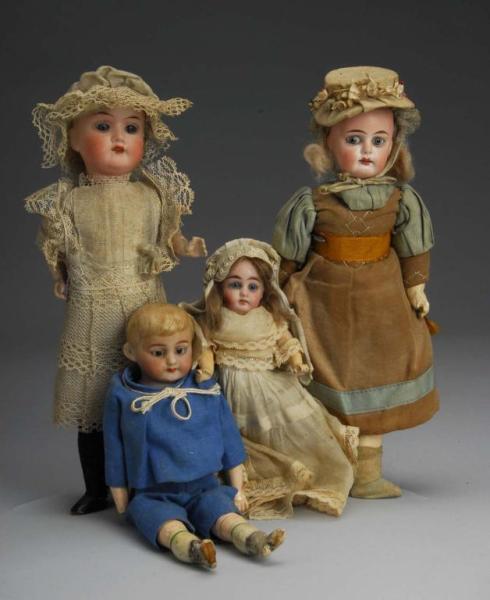 Appraisal: Lot of Bisque Head Dolls Description Germany Ca - Bisque