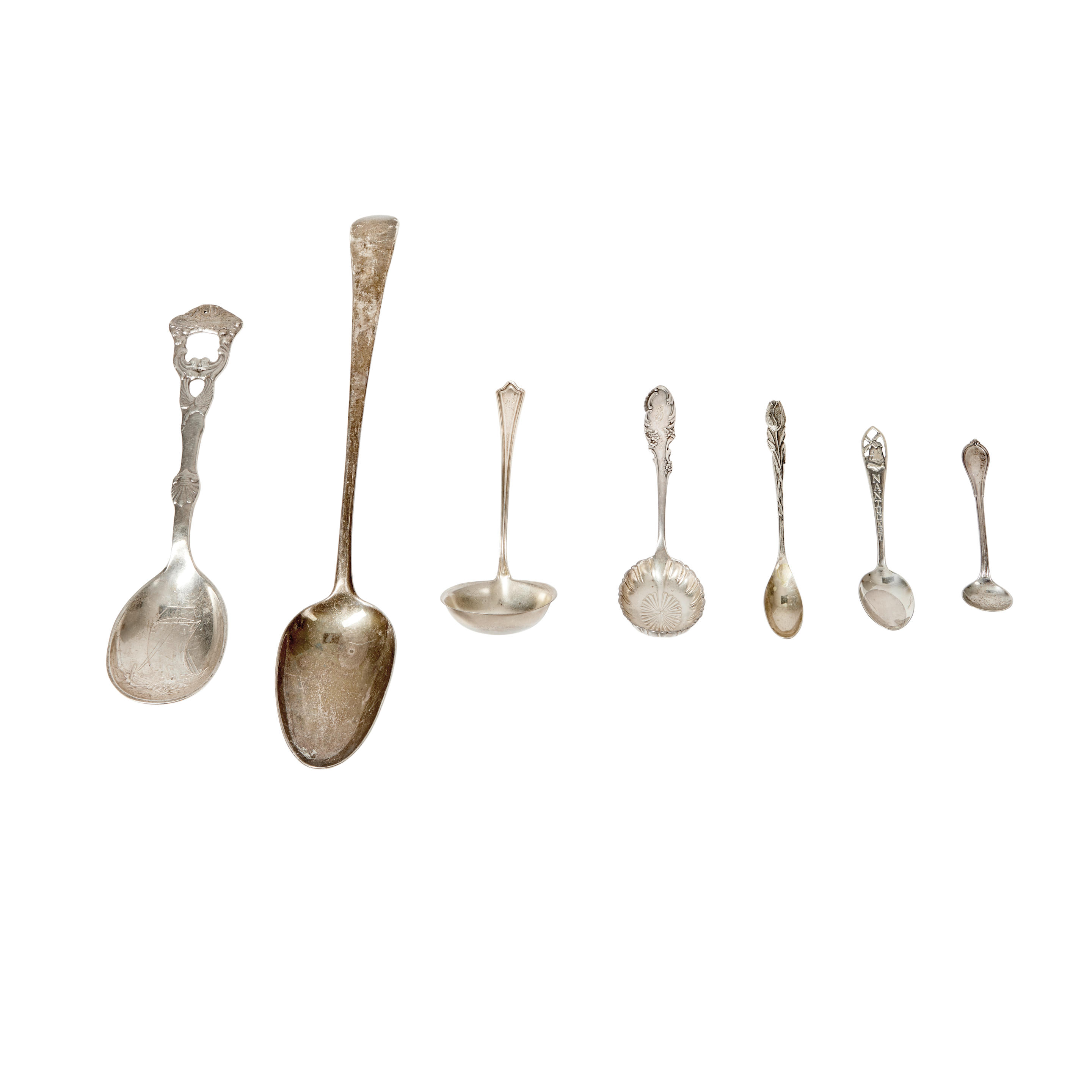 Appraisal: Group of Mostly English Sterling Silver Flatware including a Georgian