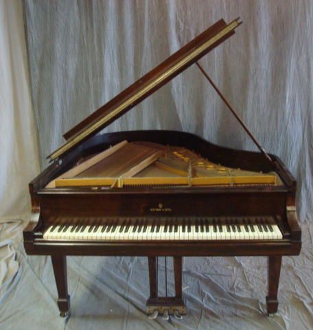 Appraisal: STEINWAY Model M Piano Walnut brown Looks to be in