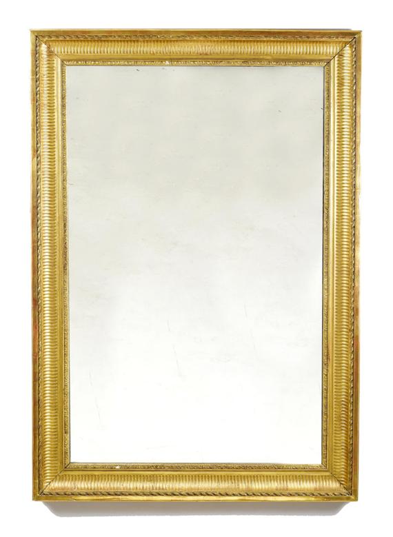 Appraisal: MIRROR Neo-classic style th cent Gilt wood and stucco Rect